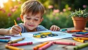 Coloriage de camion : guide ludique pour enfants créatifs