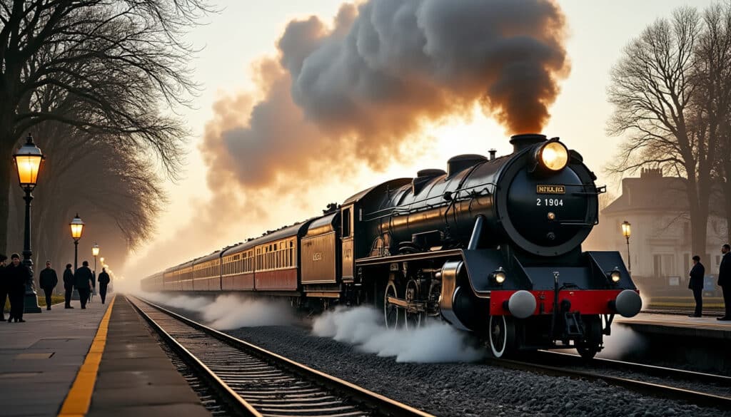 Histoire du train : origines, innovations et impact durable