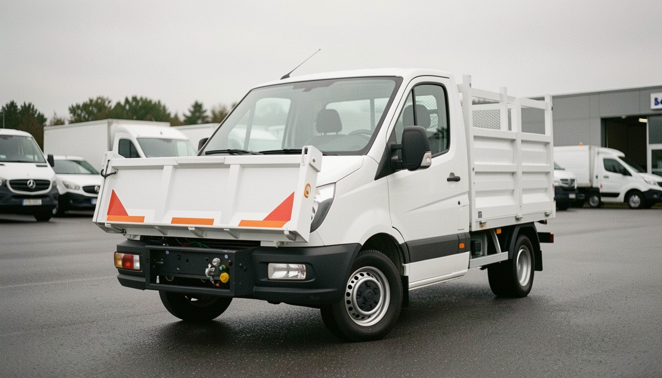 Camionnette benne d’occasion : bien choisir son modèle