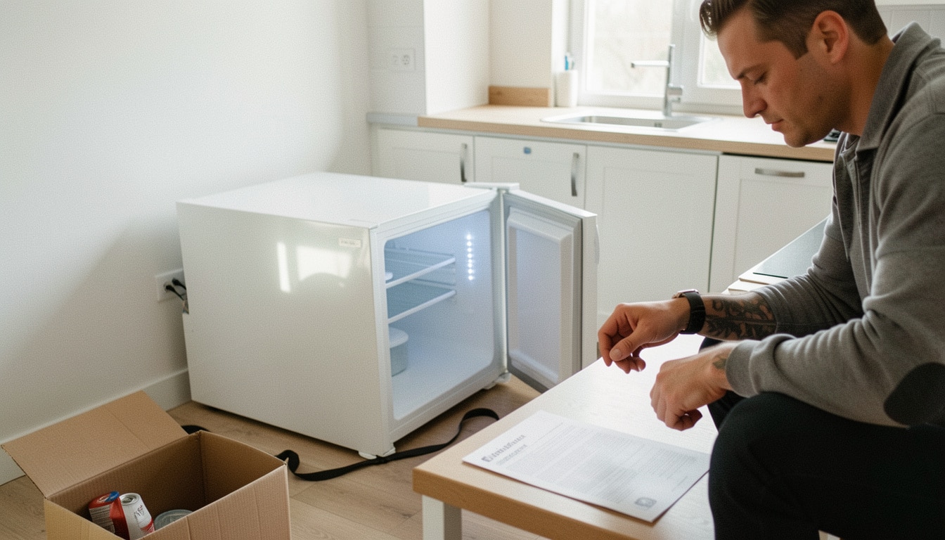 Frigo couché : combien de temps avant de le brancher ?